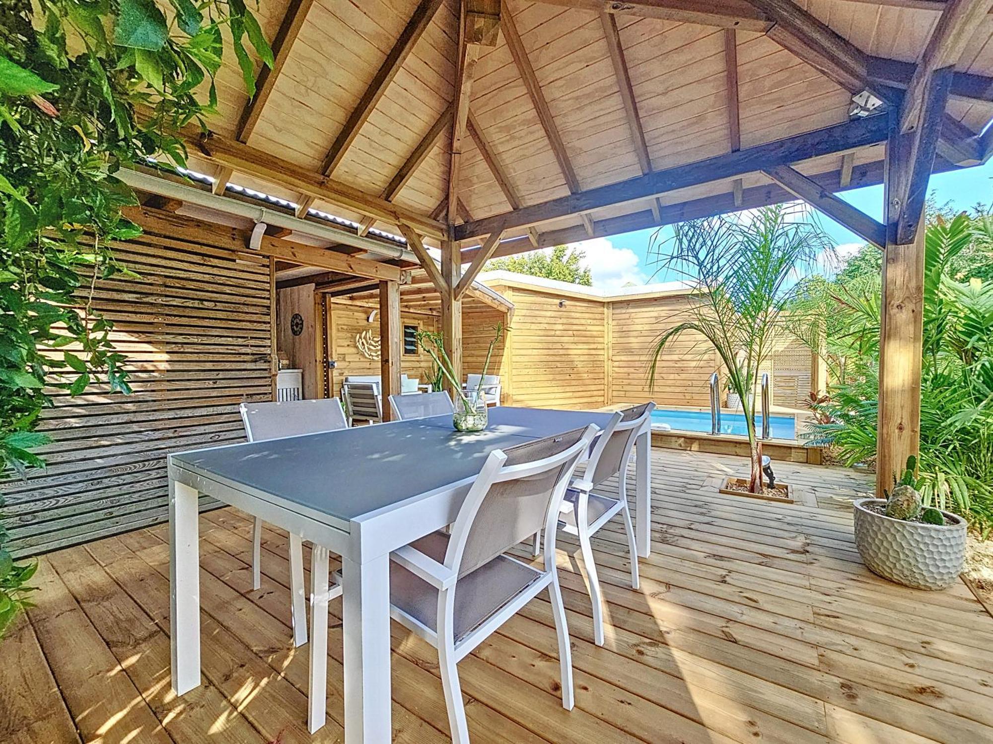 Villa L'Anjou Creole A Sainte Anne En Guadeloupe Avec Piscine Privee Et 2 Chambres Pour 4 Personnes 外观 照片