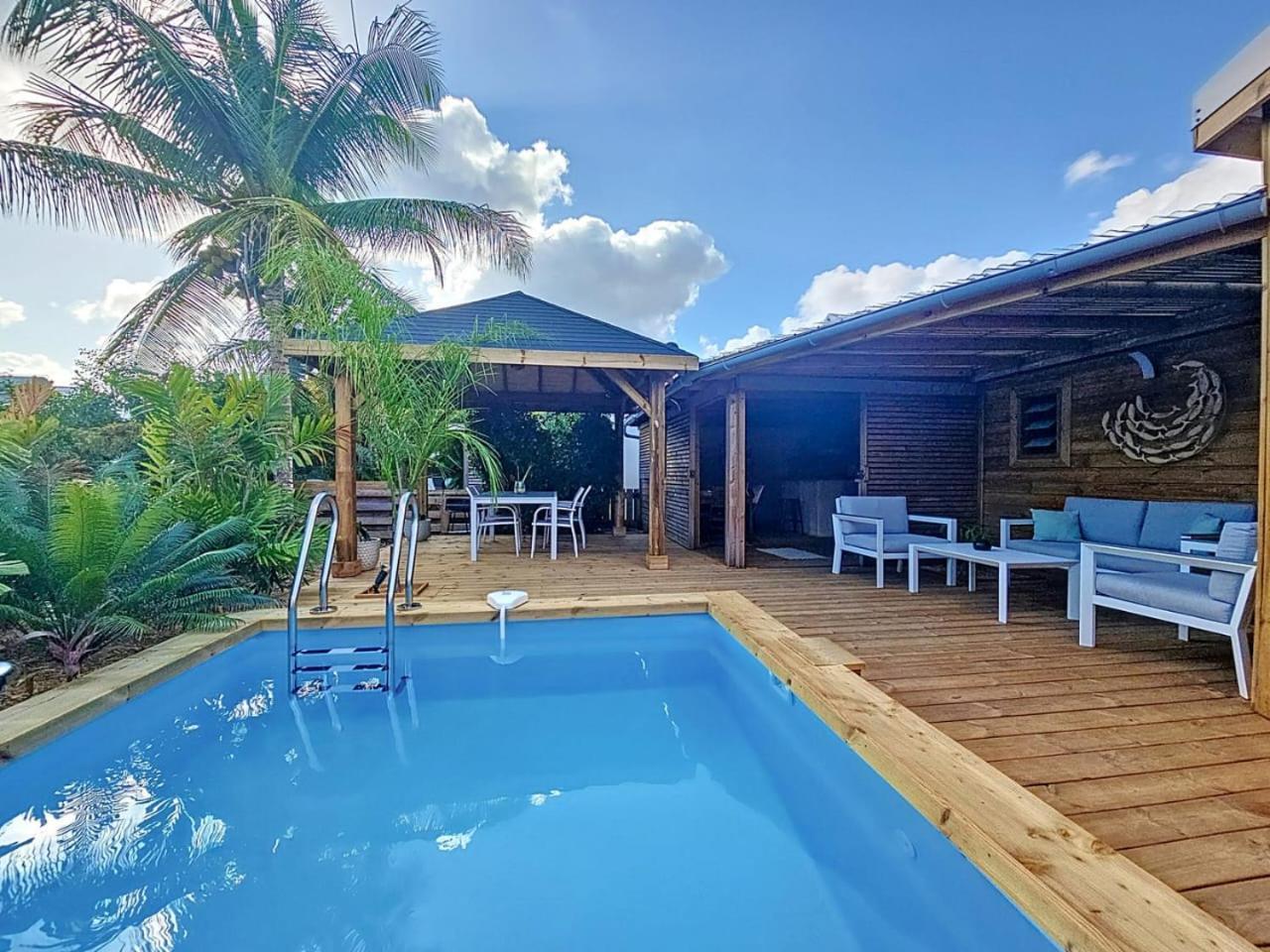 Villa L'Anjou Creole A Sainte Anne En Guadeloupe Avec Piscine Privee Et 2 Chambres Pour 4 Personnes 外观 照片